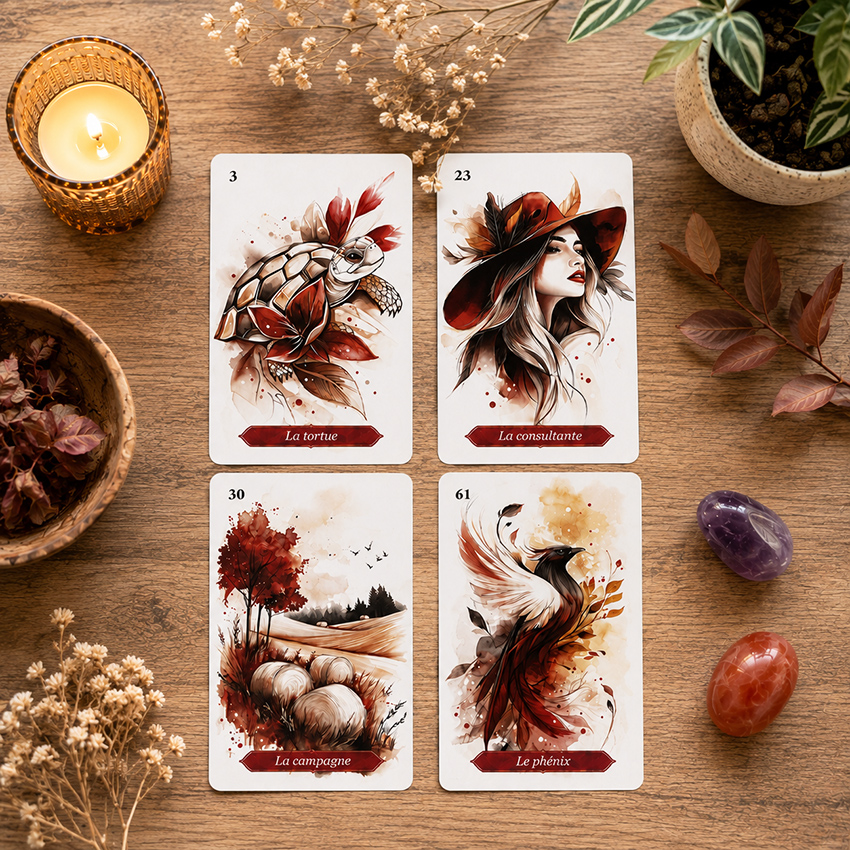 Graphiste, creatrice d'oracles et tarots