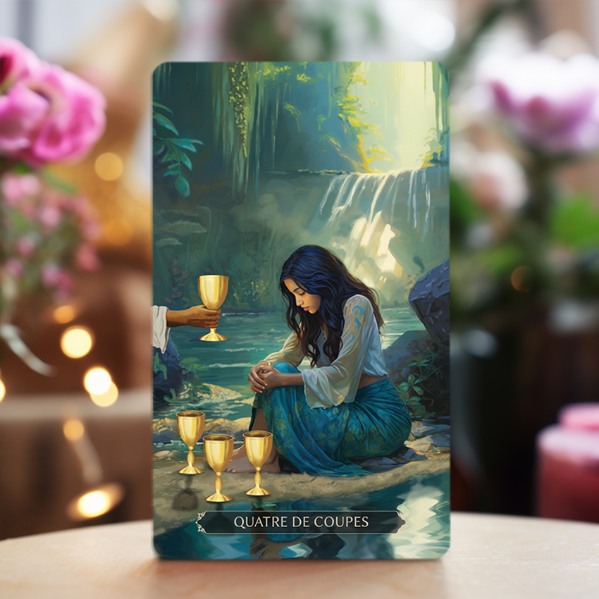 Cinq de Coupes- du Tarot Melléo