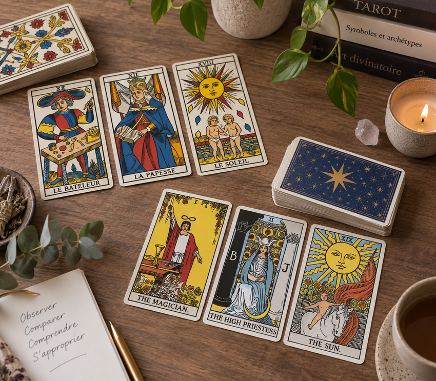 Tarot-de-marseille-Rider-Waite-Smith